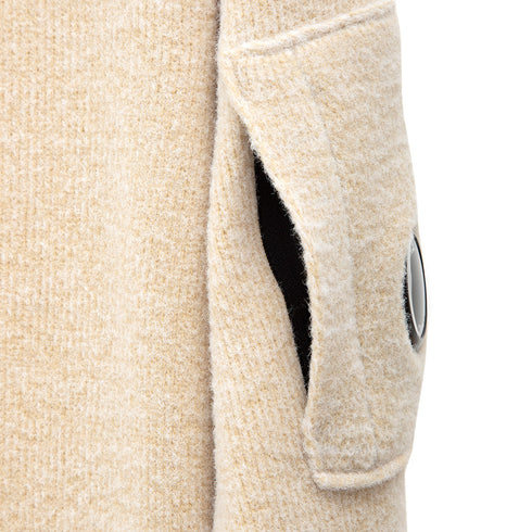 C.P. Company Fleece Knit Roll Neck Mojave Desert 317 15CMKN224A Degli Uberti